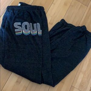 Very soft SOUL x spiritual gangster sweatpants